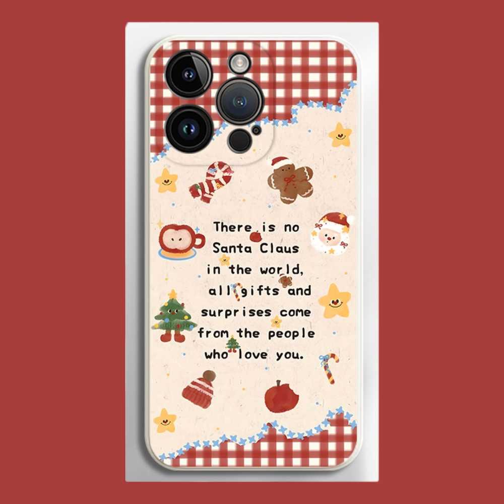 聖誕節液態矽膠全包防摔軟殼-ZUIHANG SHOP