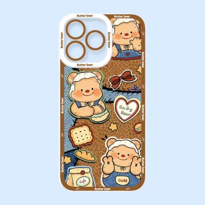 奶油小熊天使眼透明防摔軟殼-ZUIHANG SHOP