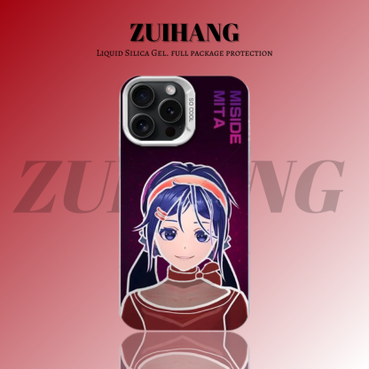 【大集合1.0】動漫彩銀線條漸變防摔手機殼-ZUIHANG SHOP