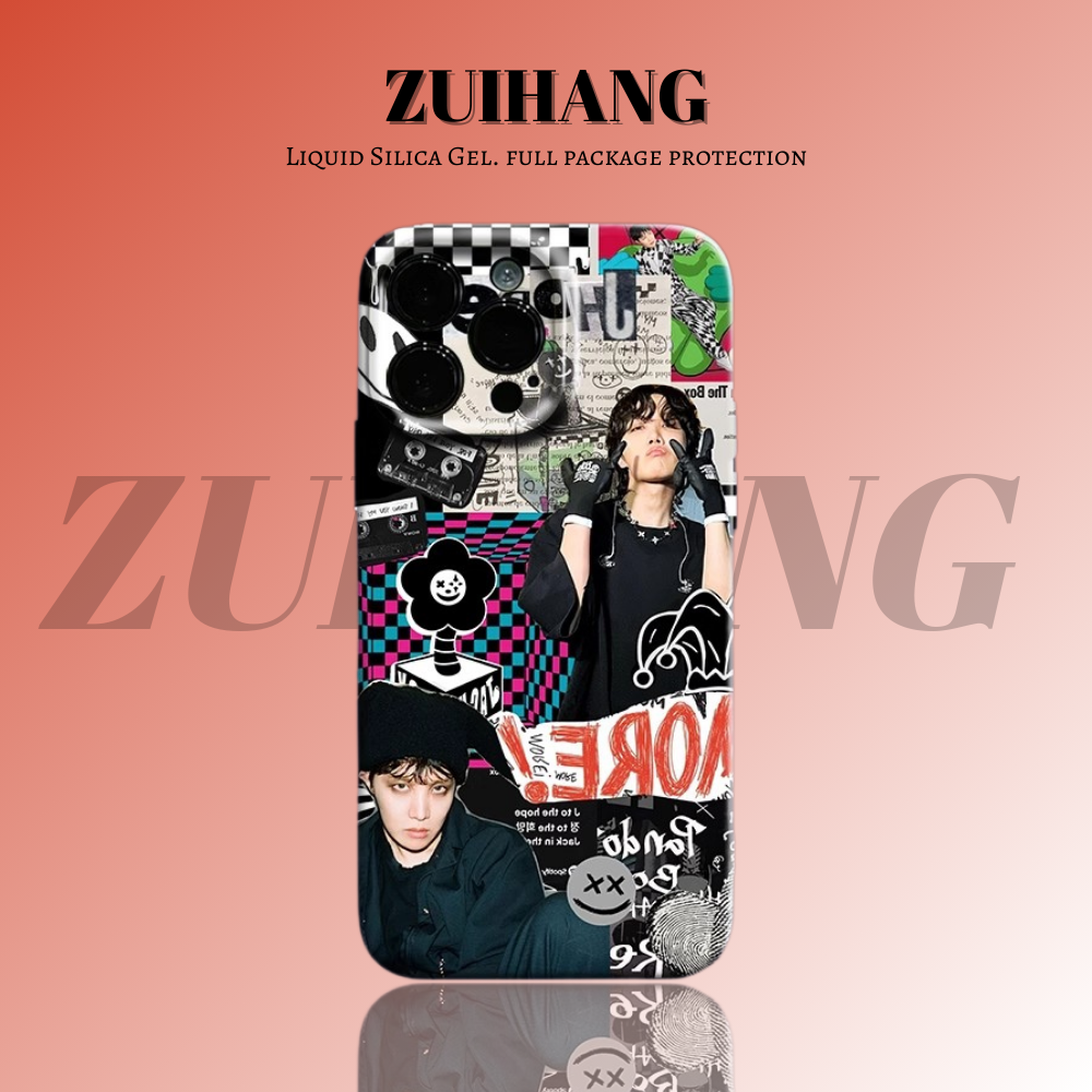 防彈少年團高清彩繪全包防摔菲林殼-ZUIHANG SHOP