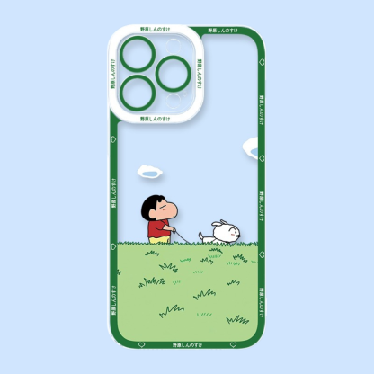 蠟筆小新天使眼透明防摔軟殼