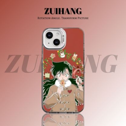 名偵探柯南彩銀線條漸變防摔手機殼-ZUIHANG SHOP