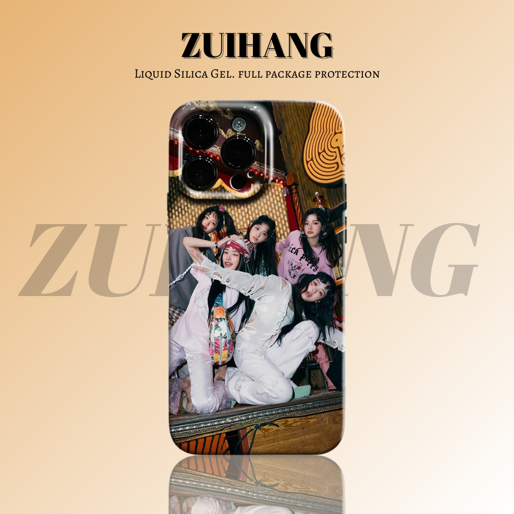 Newjeans高清彩繪全包防摔菲林殼-ZUIHANG SHOP