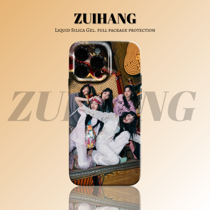 Newjeans高清彩繪全包防摔菲林殼-ZUIHANG SHOP