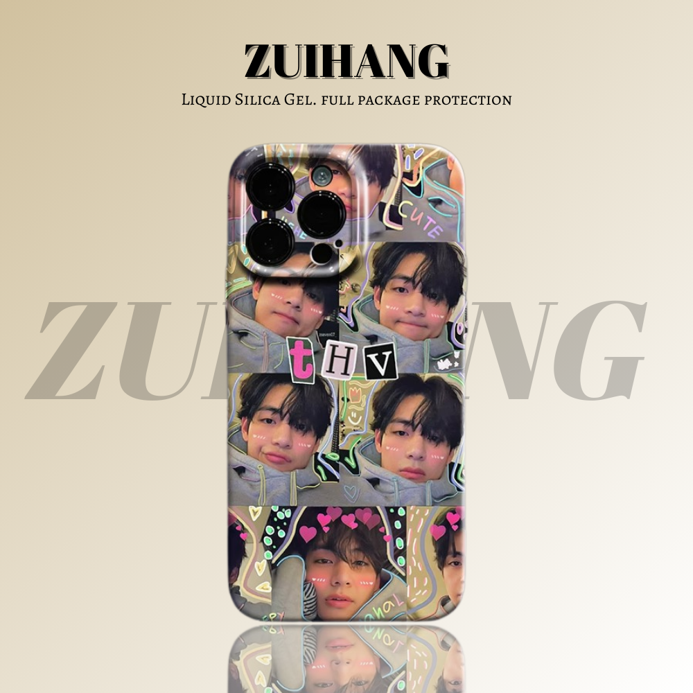 防彈少年團高清彩繪全包防摔菲林殼-ZUIHANG SHOP