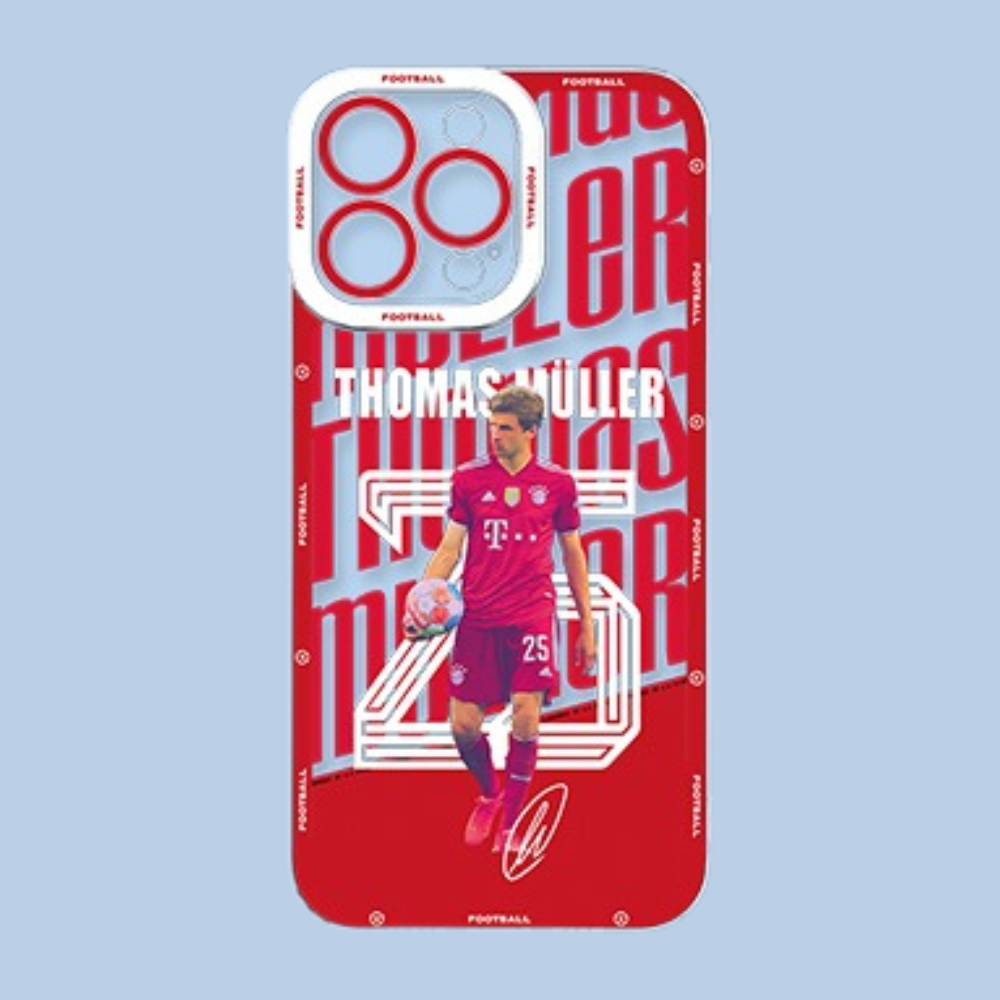 足球明星天使眼透明防摔軟殼-ZUIHANG SHOP