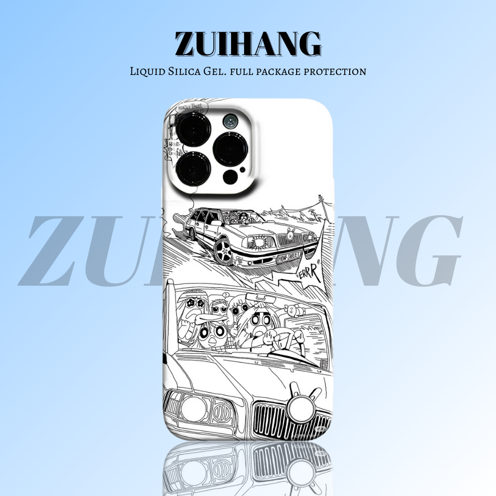 Newjeans高清彩繪全包防摔菲林殼-ZUIHANG SHOP