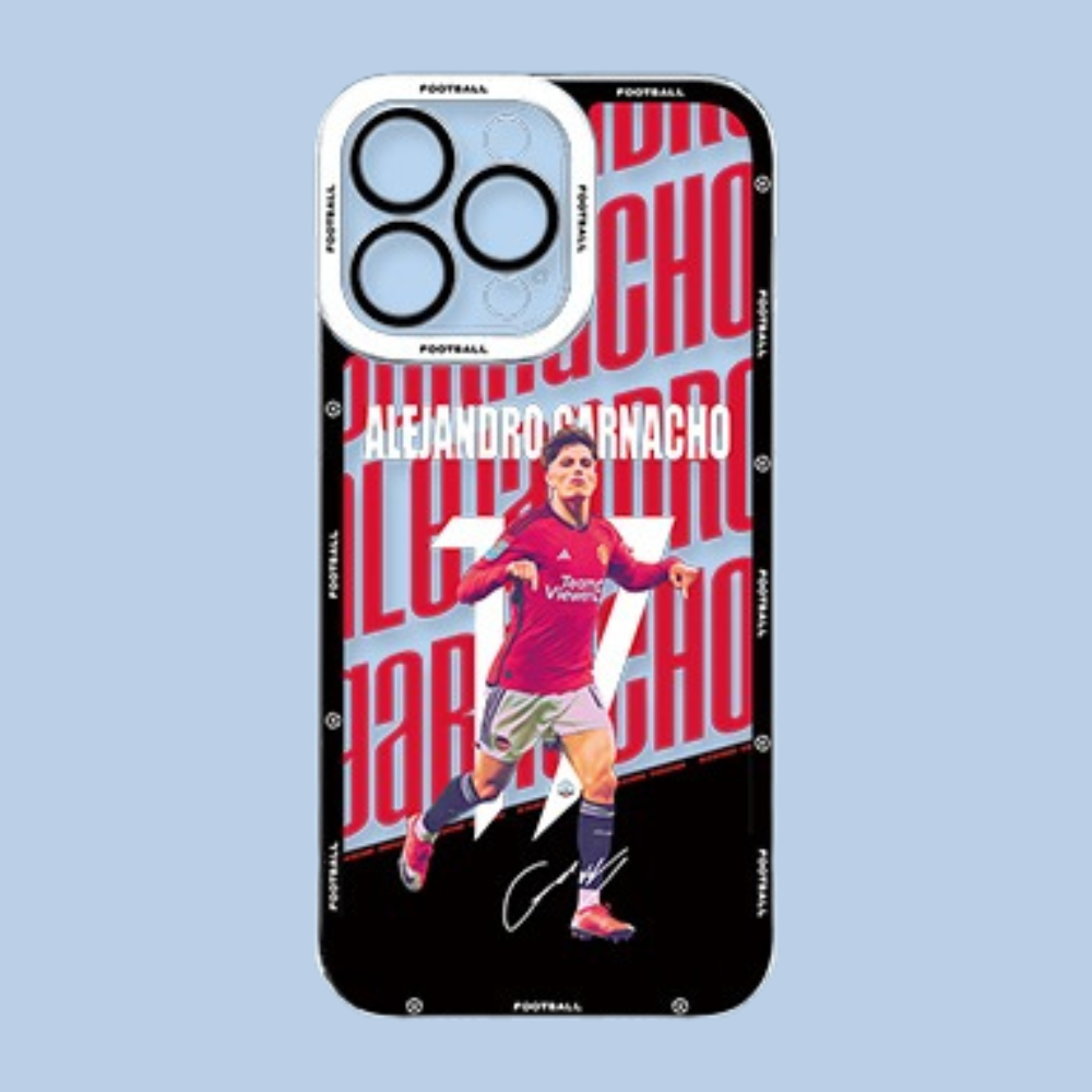 足球明星天使眼透明防摔軟殼-ZUIHANG SHOP