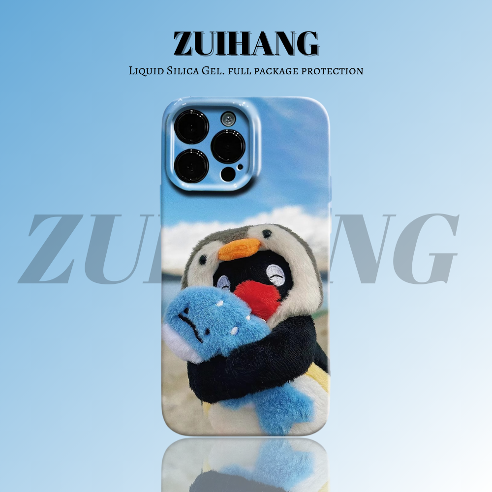 Pingu高清彩繪全包防摔菲林殼-ZUIHANG SHOP