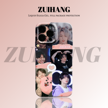 防彈少年團高清彩繪全包防摔菲林殼-ZUIHANG SHOP