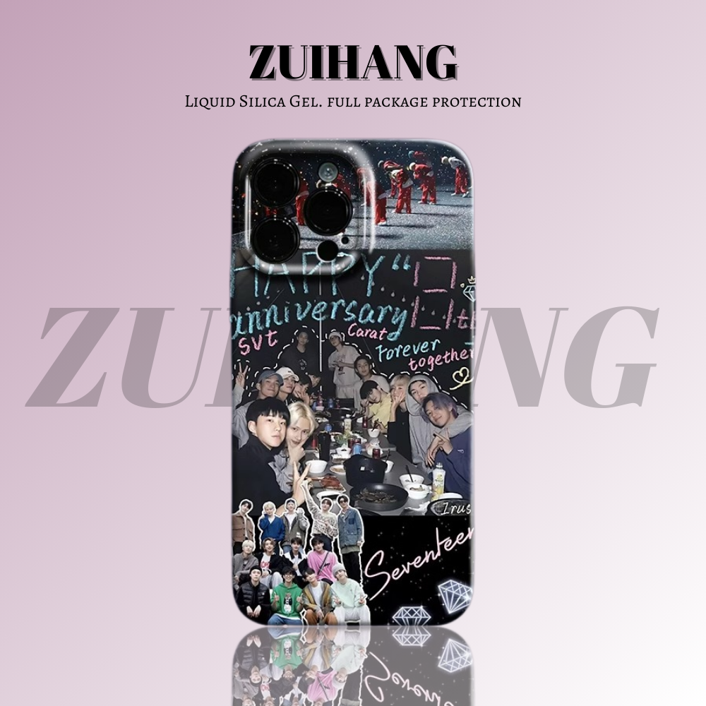 Seventeen高清彩繪全包防摔菲林殼-ZUIHANG SHOP