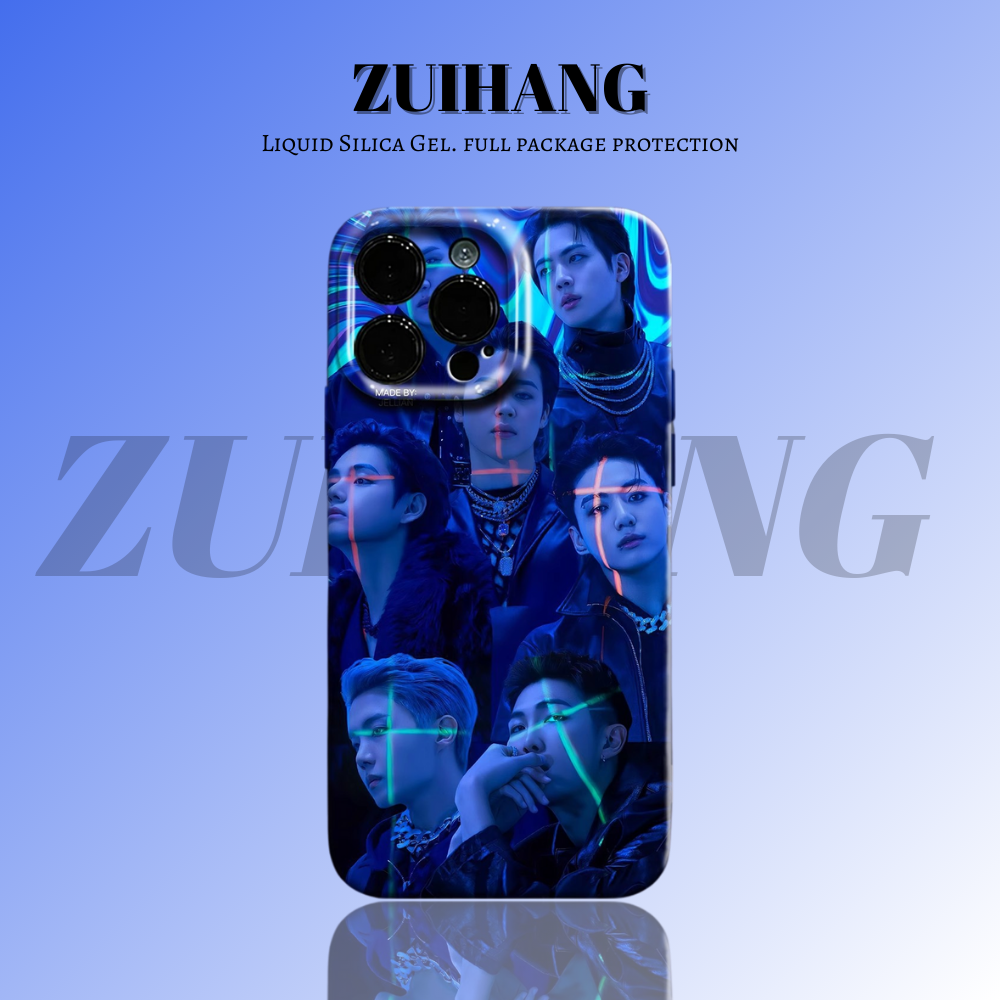 防彈少年團高清彩繪全包防摔菲林殼-ZUIHANG SHOP