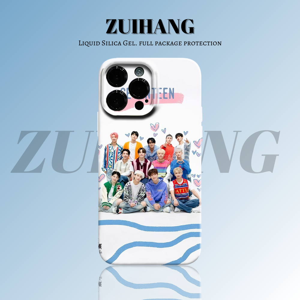 Seventeen高清彩繪全包防摔菲林殼-ZUIHANG SHOP