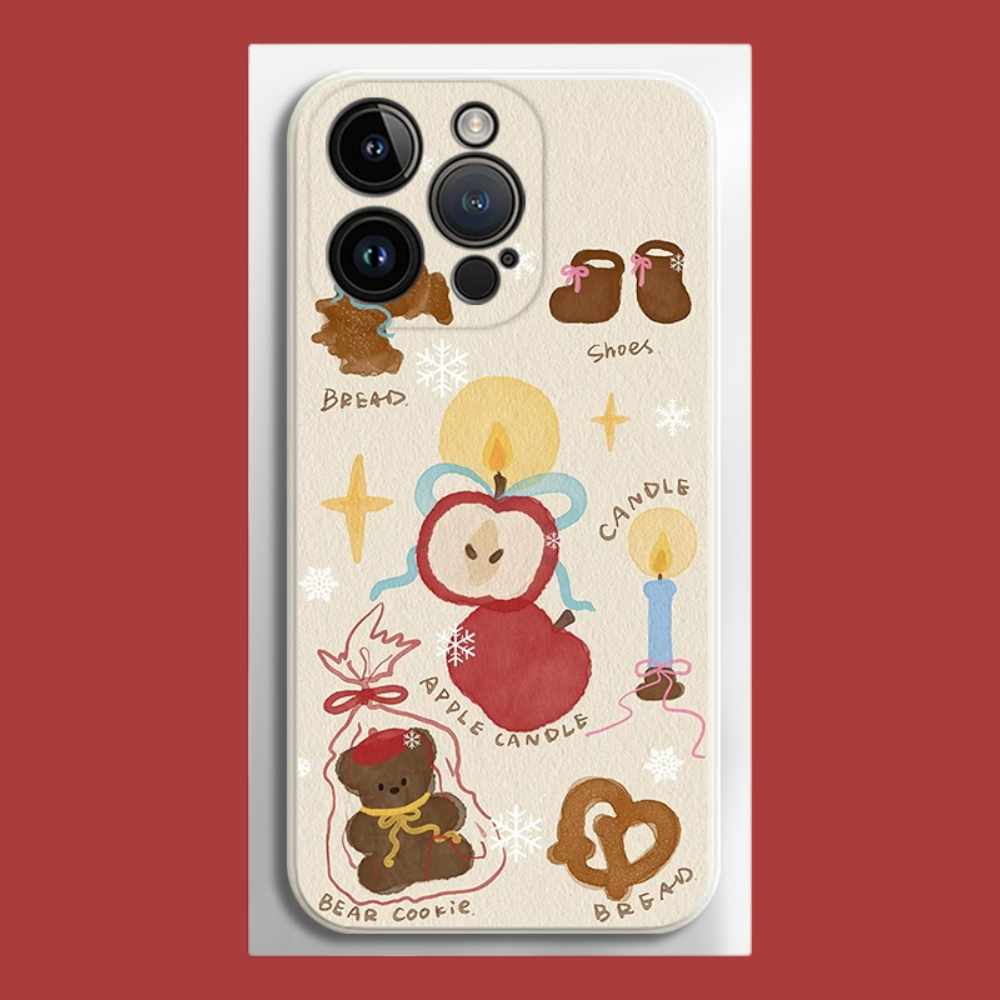 聖誕節液態矽膠全包防摔軟殼-ZUIHANG SHOP