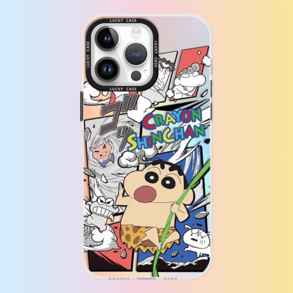 蠟筆小新極光鐳射防摔手機殼-ZUIHANG SHOP