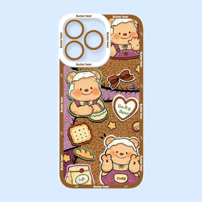 奶油小熊天使眼透明防摔軟殼-ZUIHANG SHOP