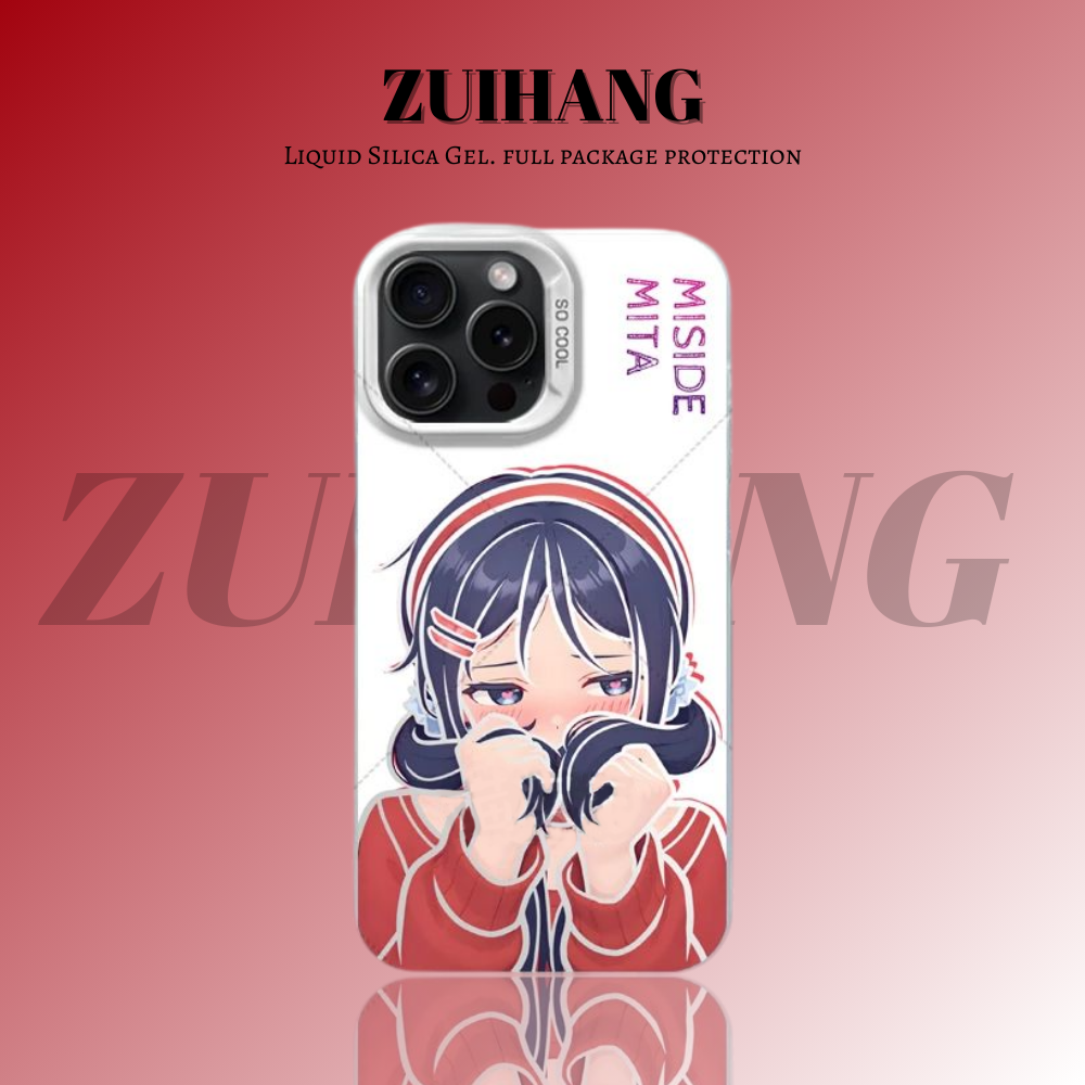 【大集合1.0】動漫彩銀線條漸變防摔手機殼-ZUIHANG SHOP