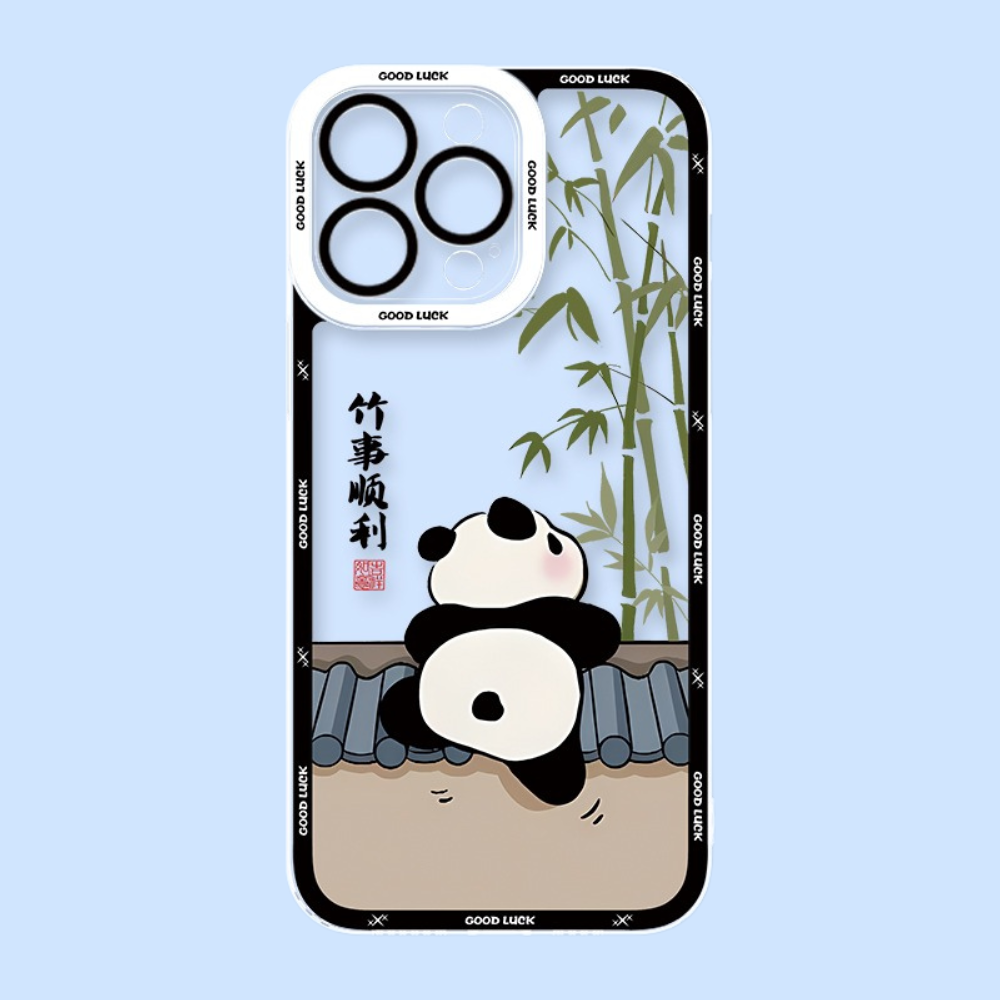 熊貓兔子天使眼透明防摔軟殼-ZUIHANG SHOP