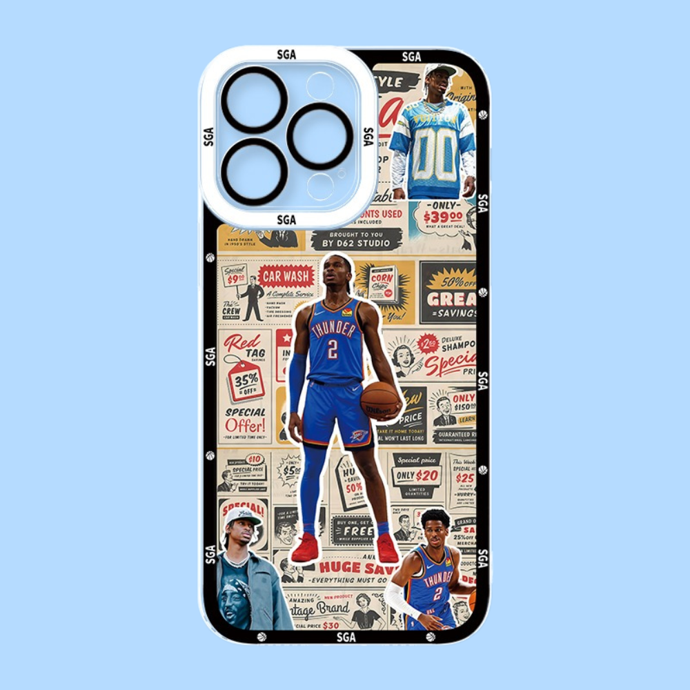 NBA球星天使眼透明防摔軟殼-ZUIHANG SHOP