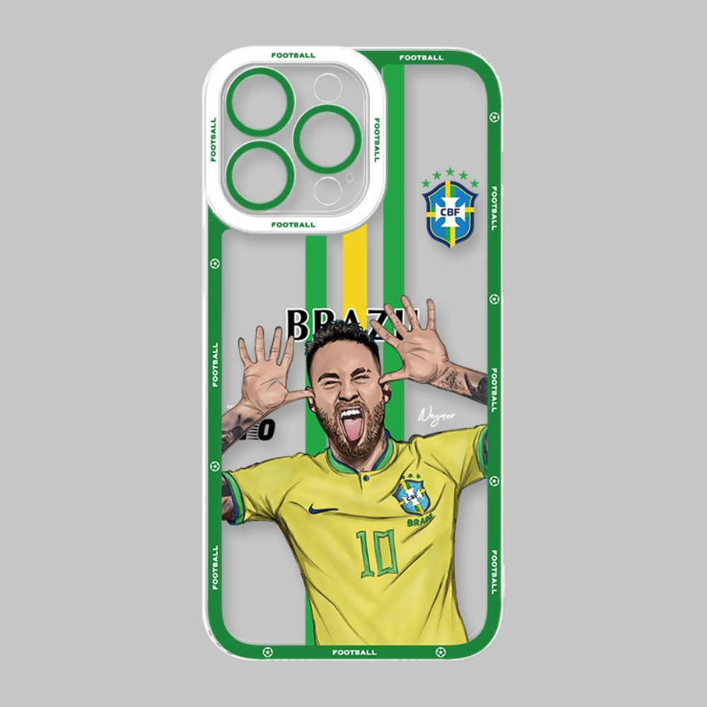 足球明星天使眼透明防摔軟殼-ZUIHANG SHOP