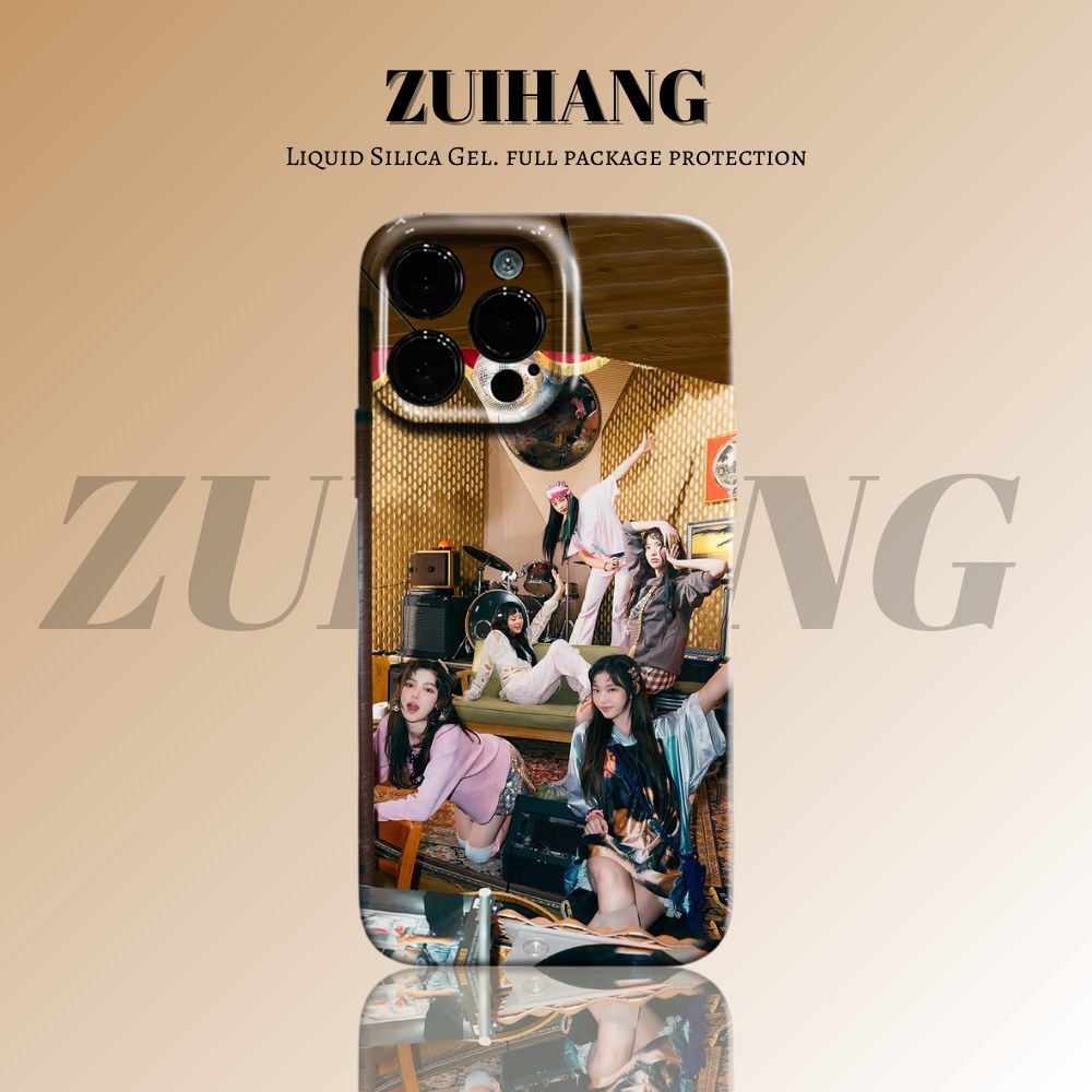 Newjeans高清彩繪全包防摔菲林殼-ZUIHANG SHOP