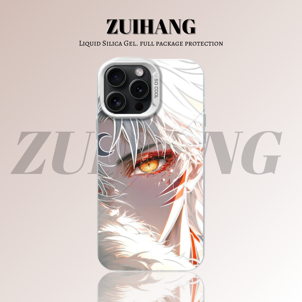 犬夜叉彩銀線條漸變防摔手機殼-ZUIHANG SHOP