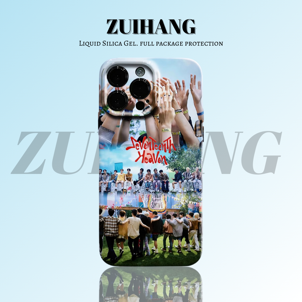 Seventeen高清彩繪全包防摔菲林殼-ZUIHANG SHOP