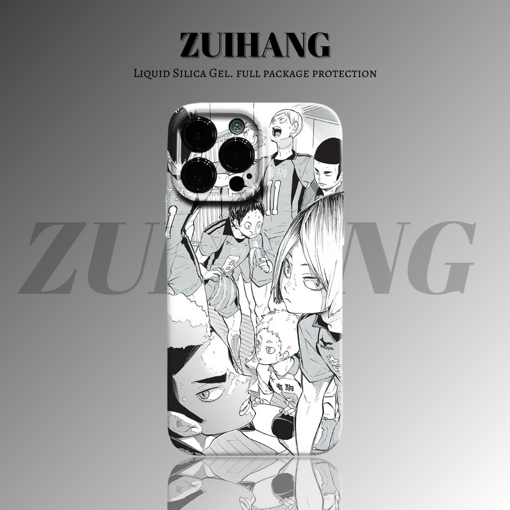 排球少年高清彩繪全包防摔菲林殼-ZUIHANG SHOP