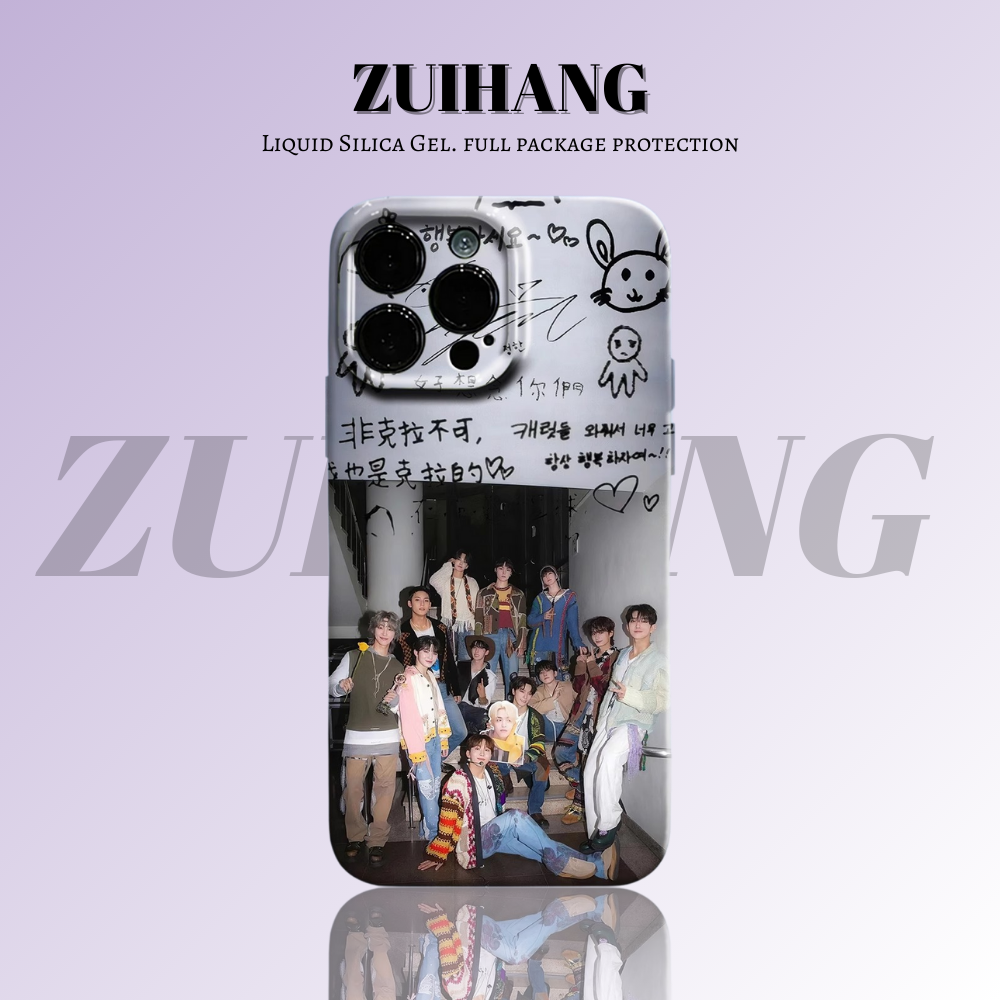 Seventeen高清彩繪全包防摔菲林殼-ZUIHANG SHOP