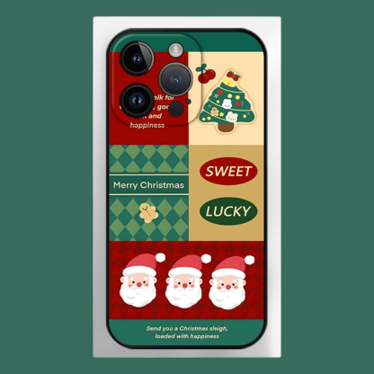 聖誕節液態矽膠全包防摔軟殼-ZUIHANG SHOP