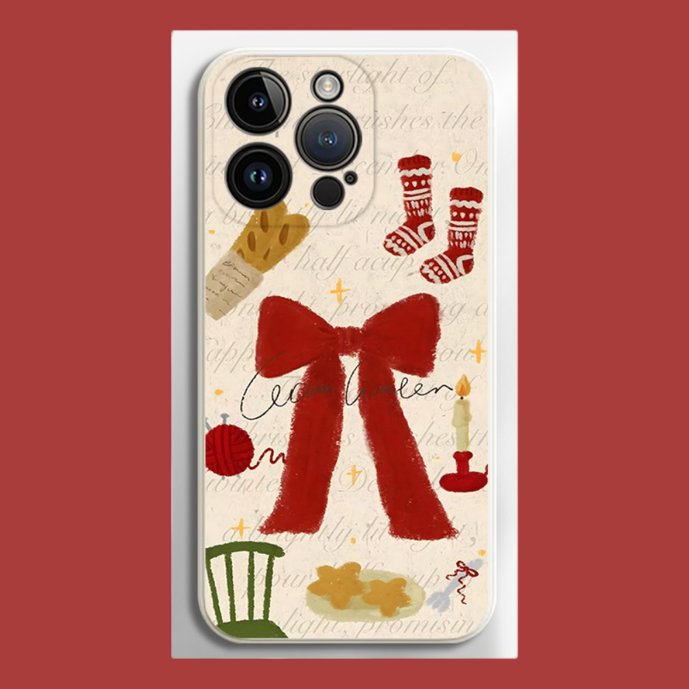 聖誕節液態矽膠全包防摔軟殼-ZUIHANG SHOP