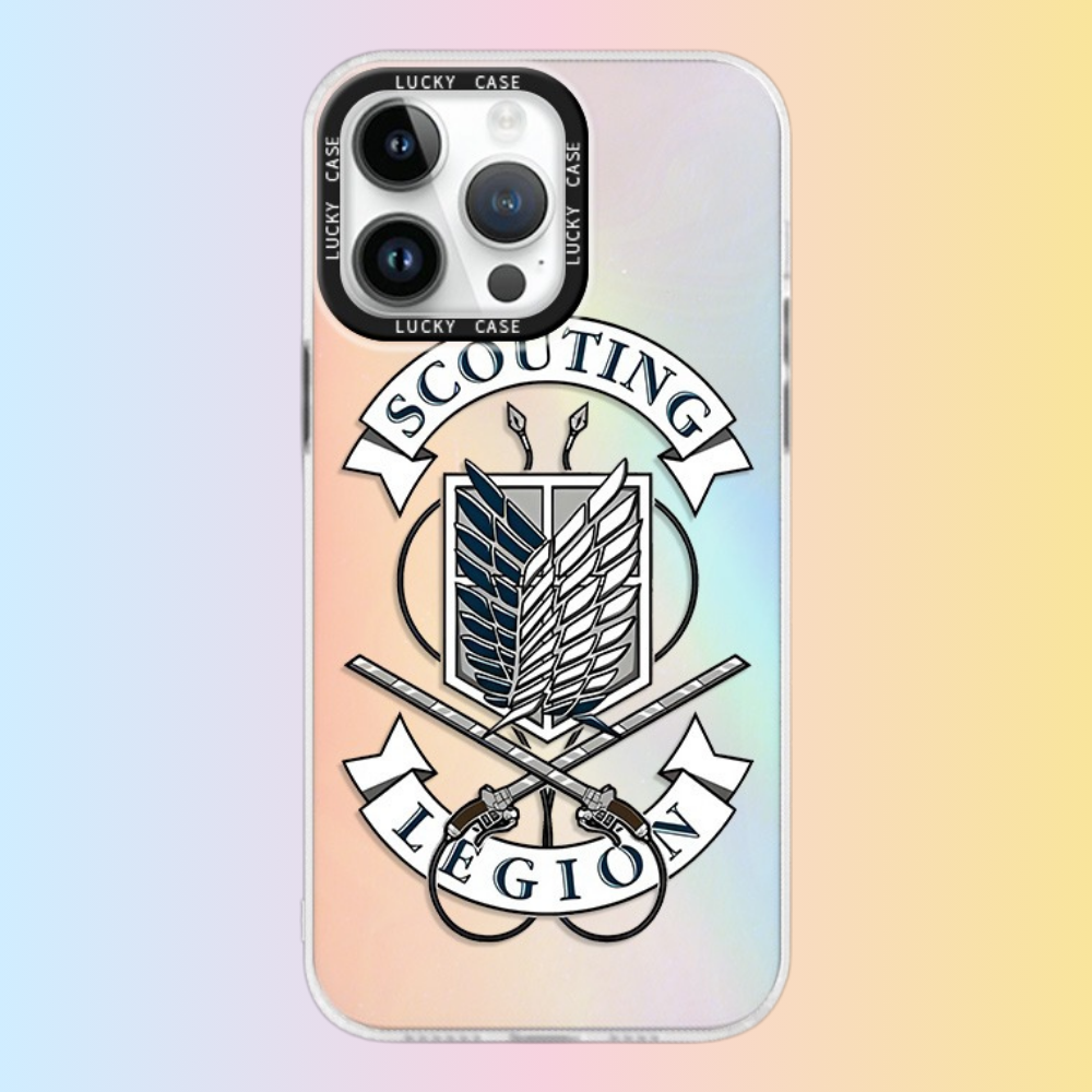 進擊的巨人極光鐳射防摔手機殼-ZUIHANG SHOP