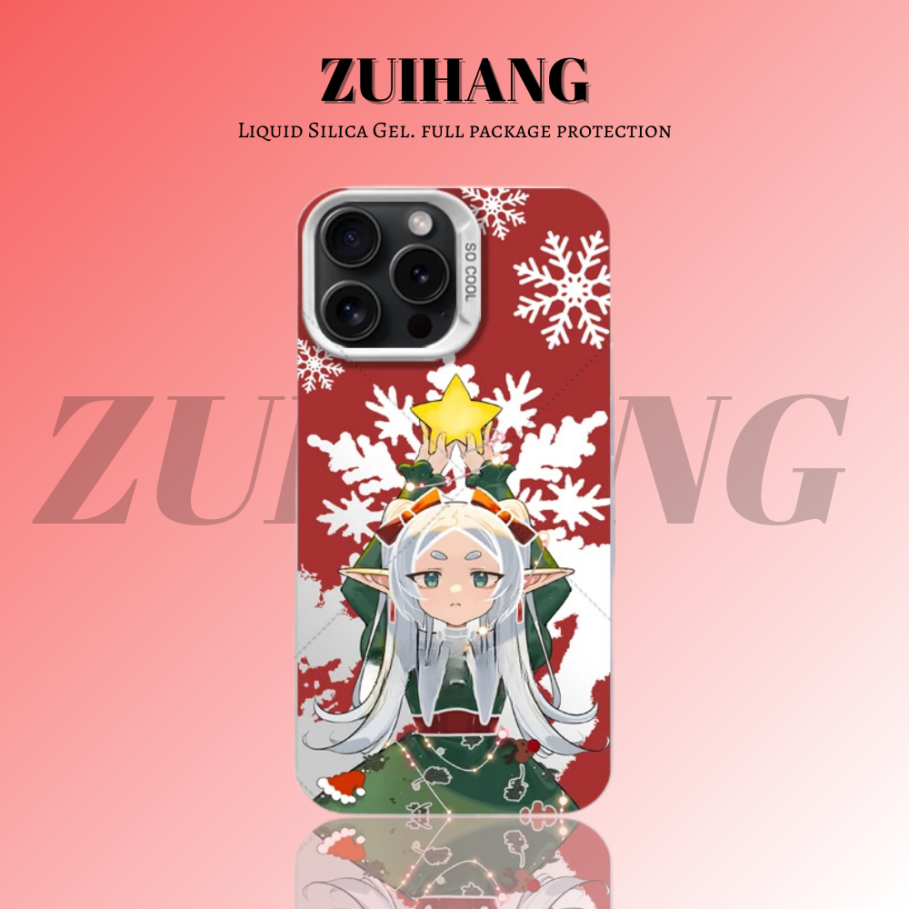 芙莉蓮彩銀線條漸變防摔手機殼-ZUIHANG SHOP
