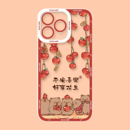 卡皮巴拉天使眼透明防摔軟殼-ZUIHANG SHOP