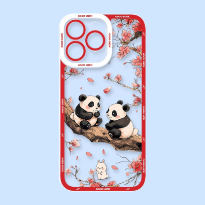 熊貓兔子天使眼透明防摔軟殼-ZUIHANG SHOP