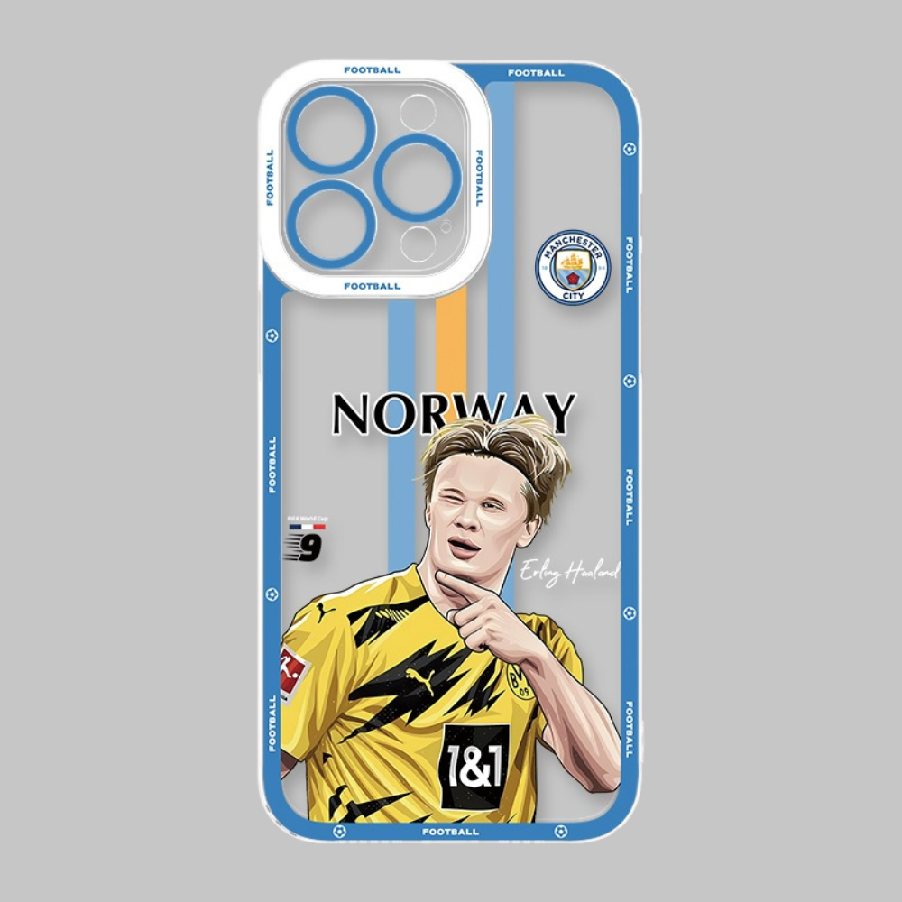 足球明星天使眼透明防摔軟殼-ZUIHANG SHOP