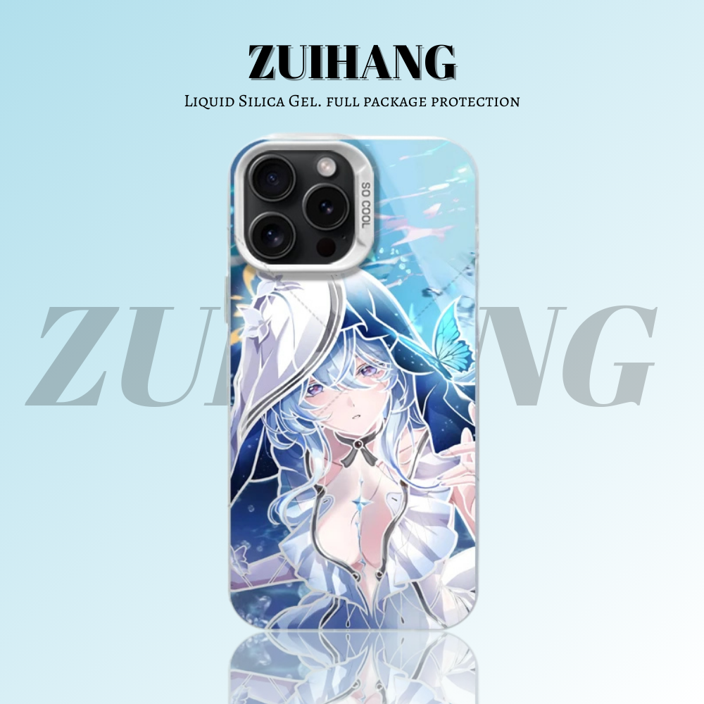 鳴潮彩銀線條漸變防摔手機殼-ZUIHANG SHOP