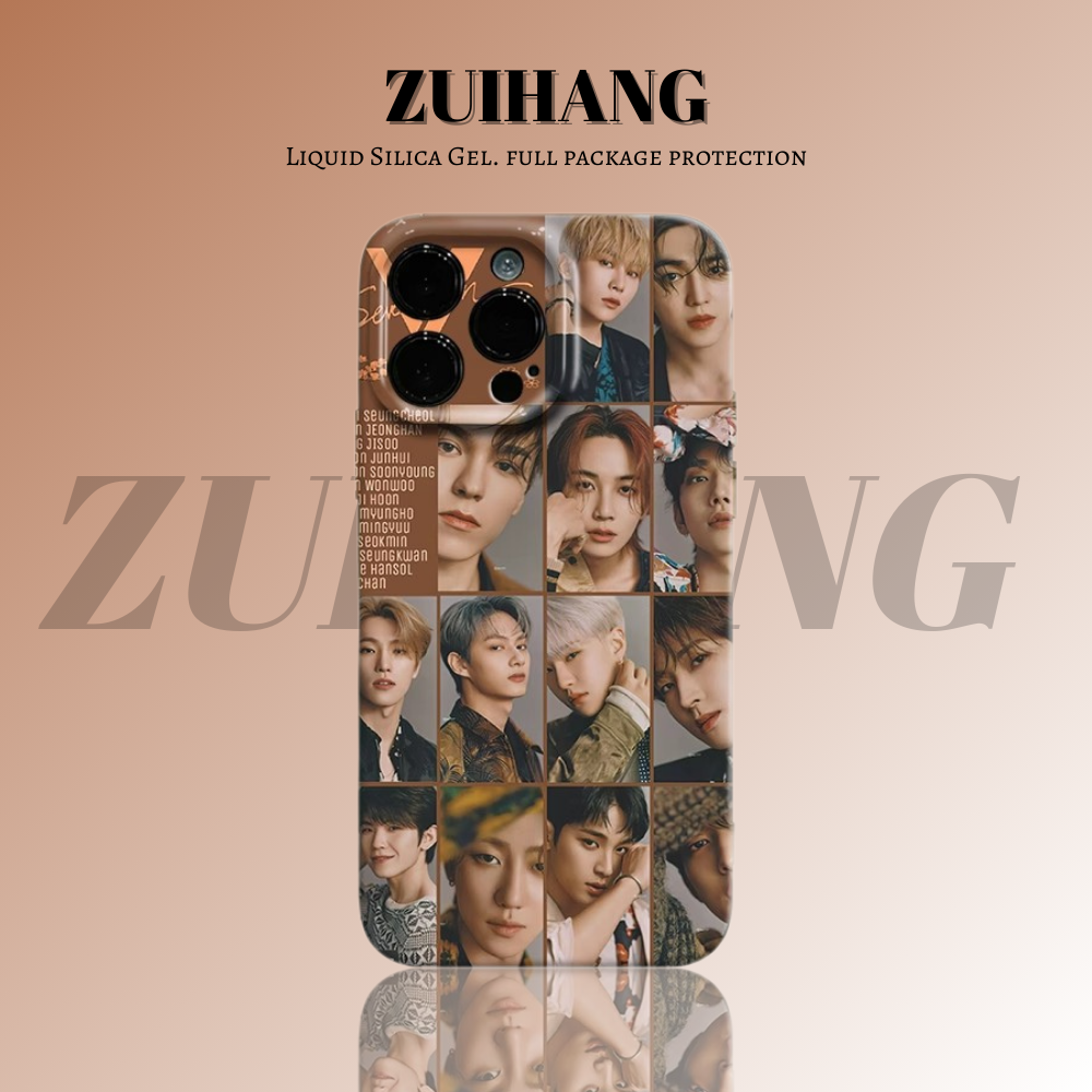 Seventeen高清彩繪全包防摔菲林殼-ZUIHANG SHOP