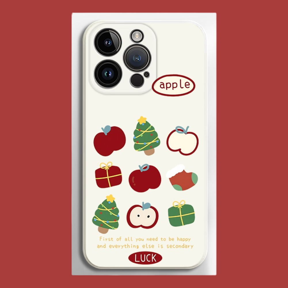 聖誕節液態矽膠全包防摔軟殼-ZUIHANG SHOP