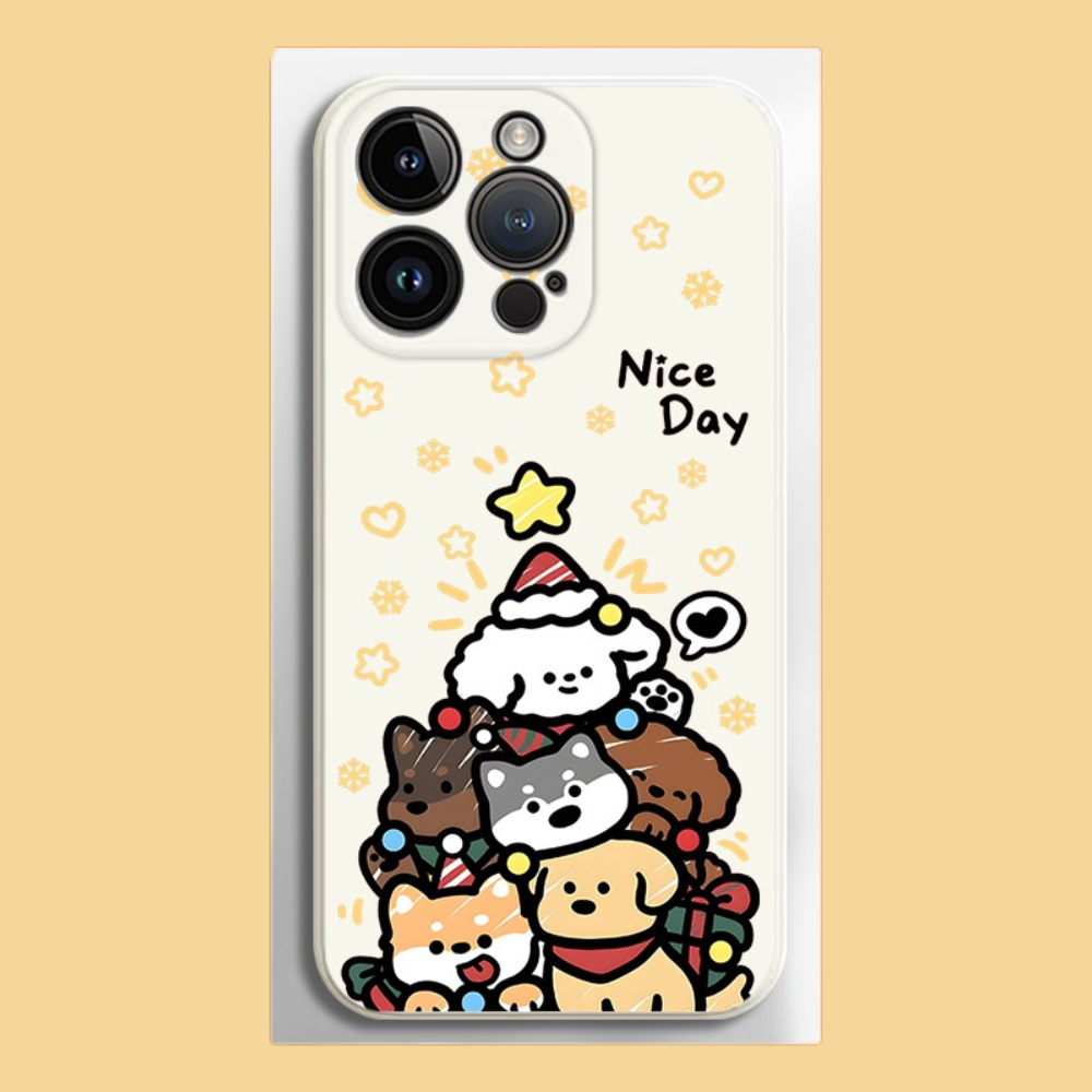 聖誕節液態矽膠全包防摔軟殼-ZUIHANG SHOP