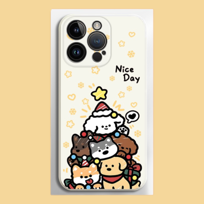 聖誕節液態矽膠全包防摔軟殼-ZUIHANG SHOP