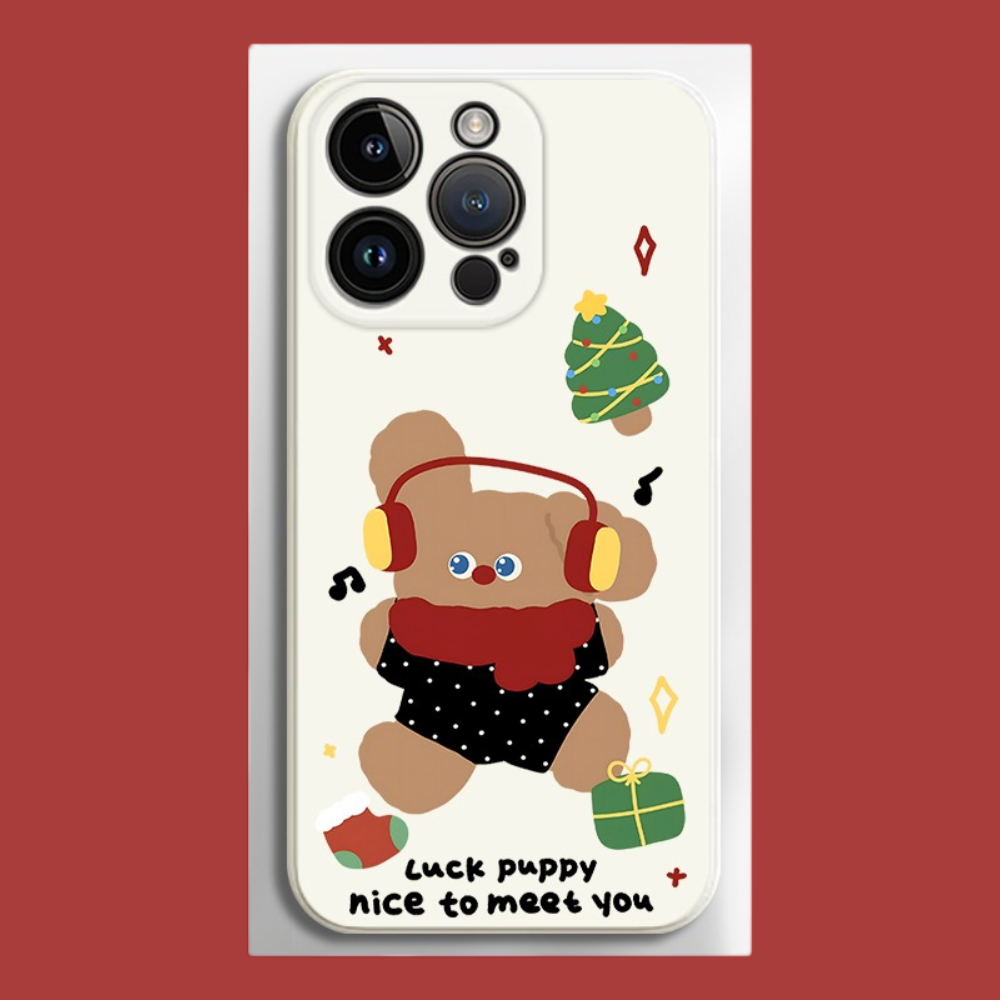 聖誕節液態矽膠全包防摔軟殼-ZUIHANG SHOP