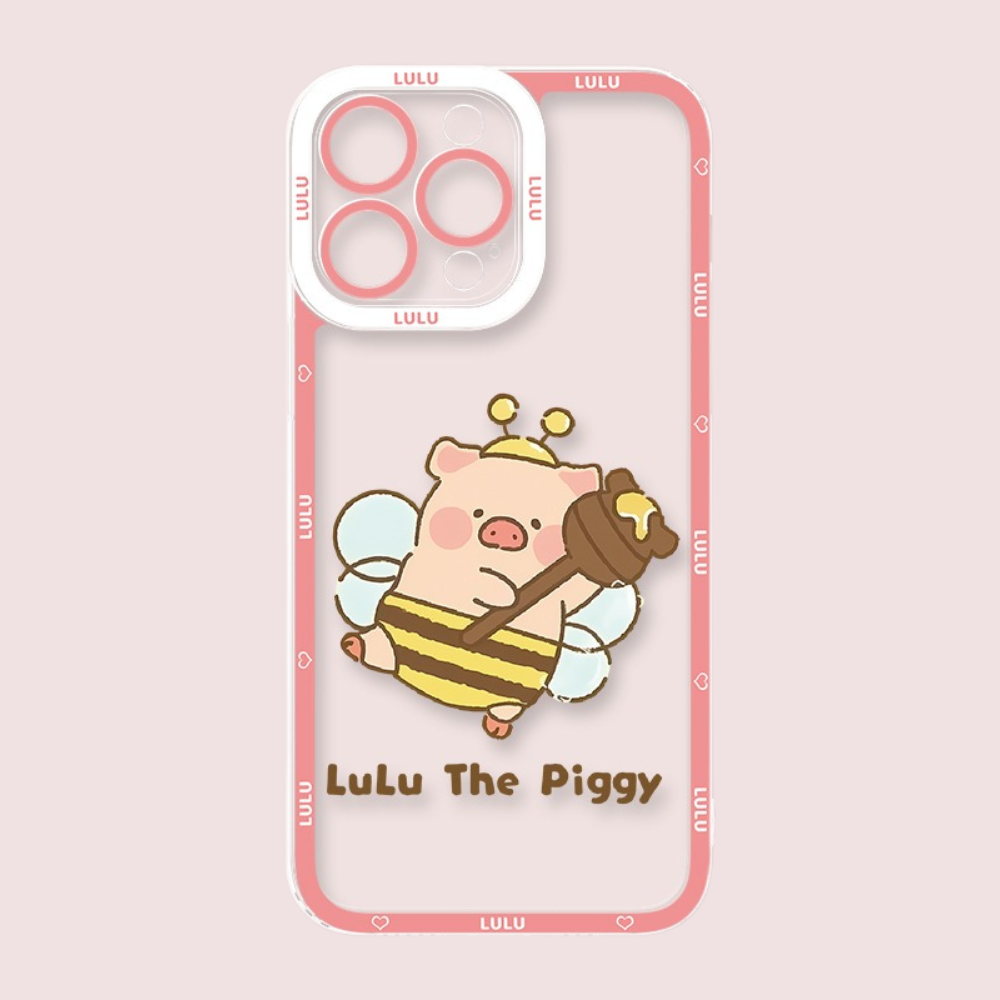 罐頭豬LuLu天使眼透明防摔軟殼-ZUIHANG SHOP