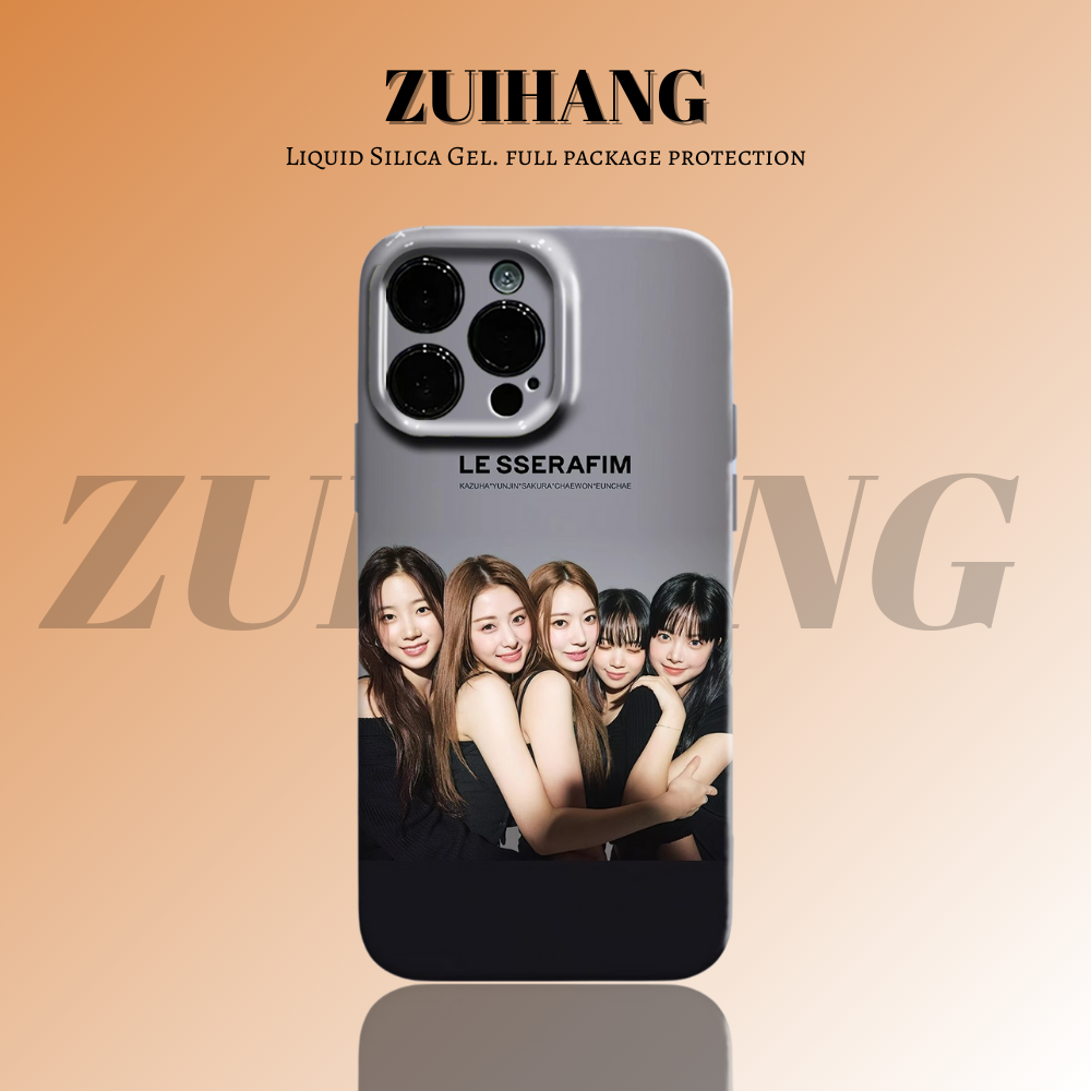 Lesserafim高清彩繪全包防摔菲林殼-ZUIHANG SHOP