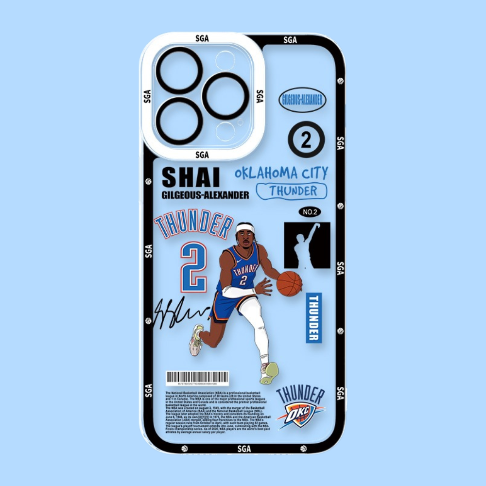 NBA球星天使眼透明防摔軟殼-ZUIHANG SHOP