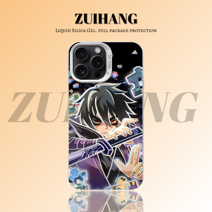 刺客伍六七彩銀線條漸變防摔手機殼-ZUIHANG SHOP