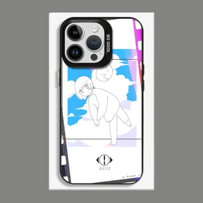 Yorushika彩銀線條漸變防摔手機殼-ZUIHANG SHOP