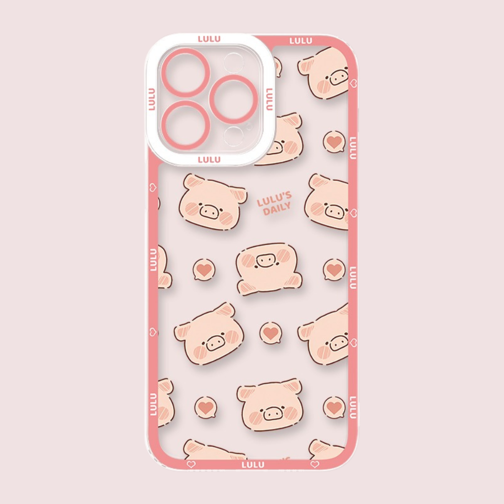 罐頭豬LuLu天使眼透明防摔軟殼-ZUIHANG SHOP