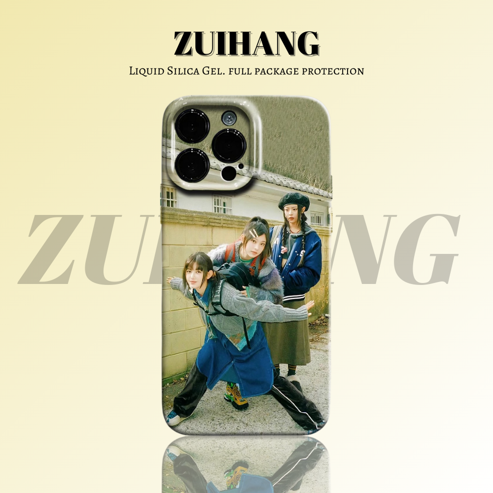 Newjeans高清彩繪全包防摔菲林殼-ZUIHANG SHOP