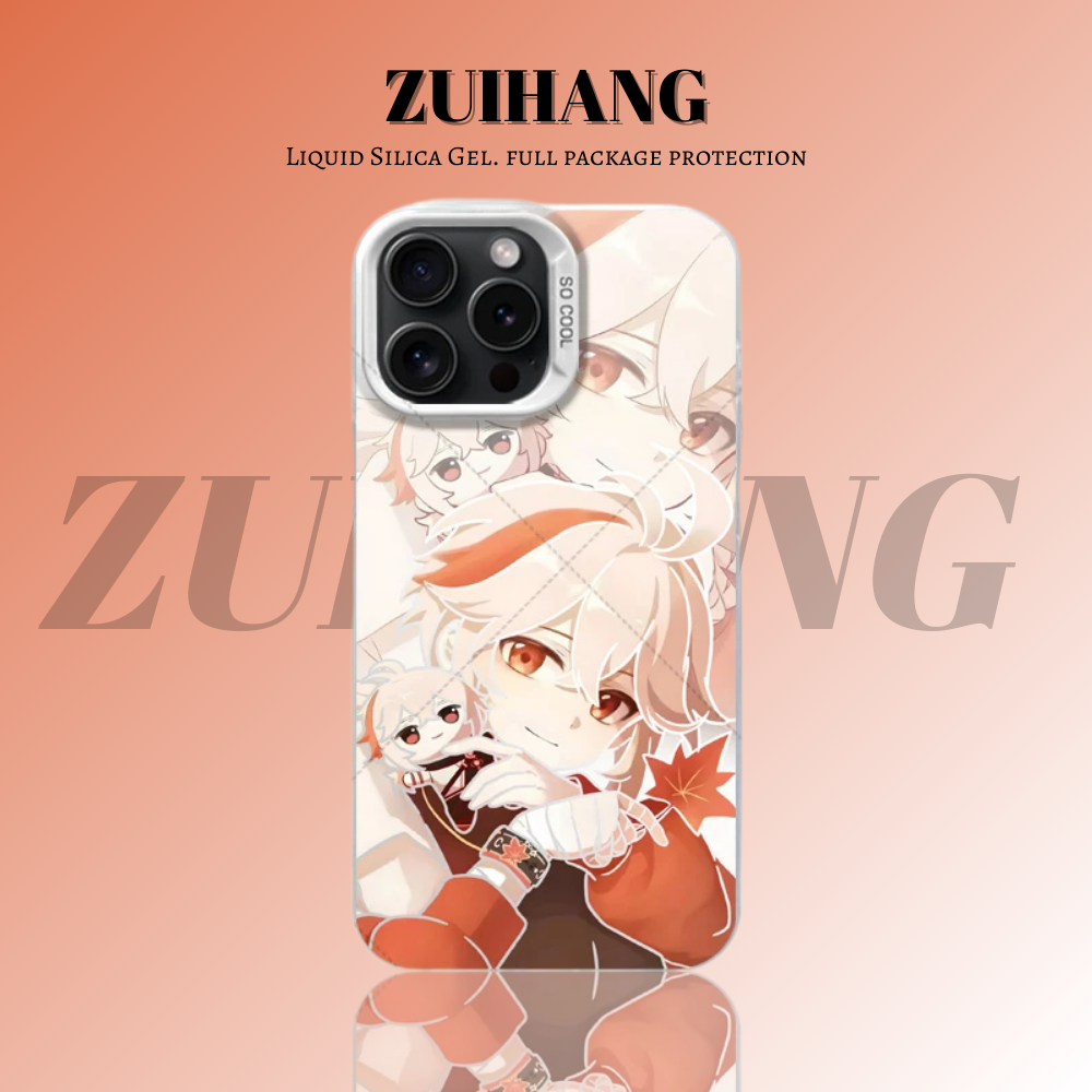 原神彩銀線條漸變防摔手機殼-ZUIHANG SHOP